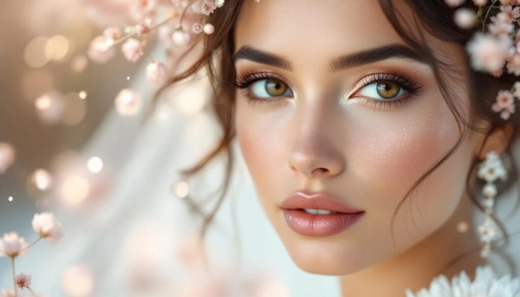 maquillage de mariée naturelle