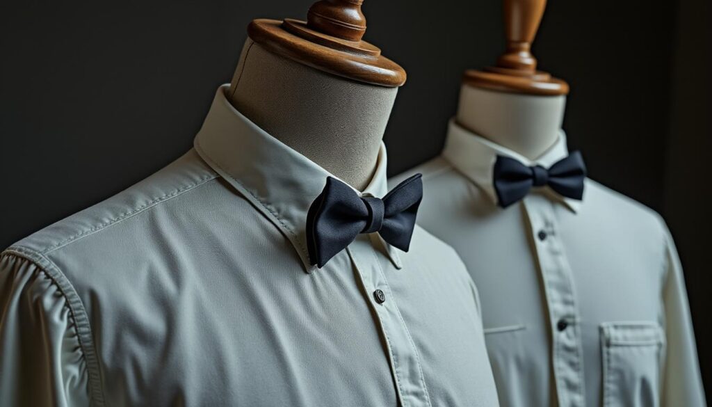 découvrez nos chemises col cassé avec nœud papillon caché, alliant élégance traditionnelle et design moderne. parfaites pour des occasions spéciales ou une touche raffinée au quotidien.