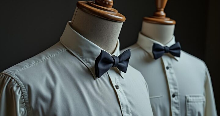 découvrez nos chemises col cassé avec nœud papillon caché, alliant élégance traditionnelle et design moderne. parfaites pour des occasions spéciales ou une touche raffinée au quotidien.