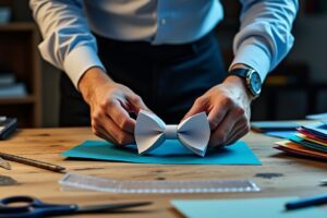 Comment faire un nœud papillon en papier : techniques avancées pour les passionnés