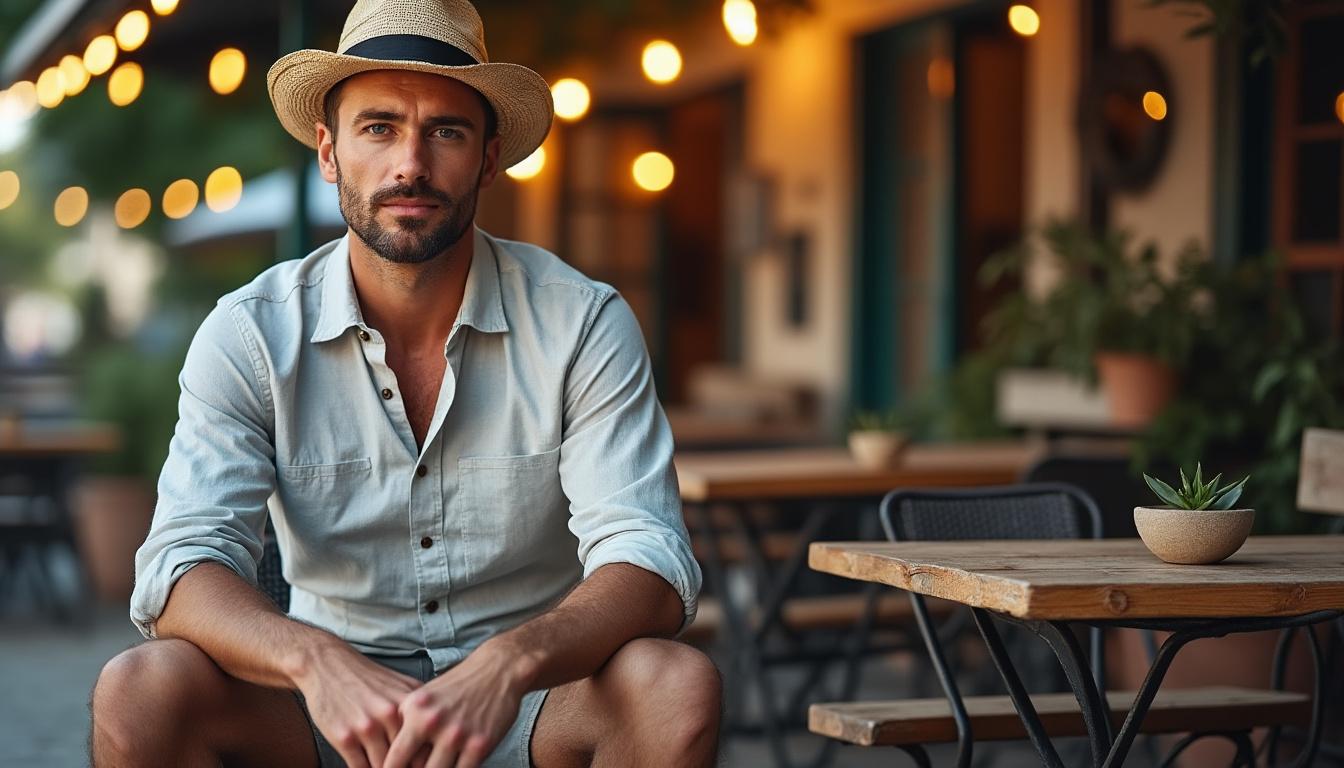 découvrez notre guide pratique pour composer la tenue guinguette homme parfaite. que vous assistiez à un événement en plein air ou à une fête estivale, trouvez des conseils de style, des astuces d'accessoirisation et des idées de tenues pour être élégant et à l'aise lors de vos prochaines sorties.