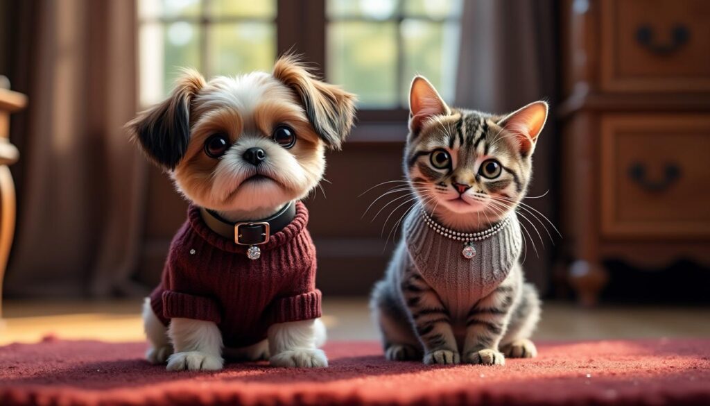 découvrez notre collection de bijoux pour animaux, alliant élégance et confort pour vos compagnons à quatre pattes. offrez-leur un style unique tout en veillant à leur bien-être avec nos accessoires tendances et adaptés à leur morphologie.