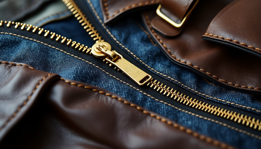ajoutez une touche d’élégance à vos réalisations grâce à une fermeture éclair métal doré unique. idéale pour personnaliser vêtements, sacs ou accessoires avec style !