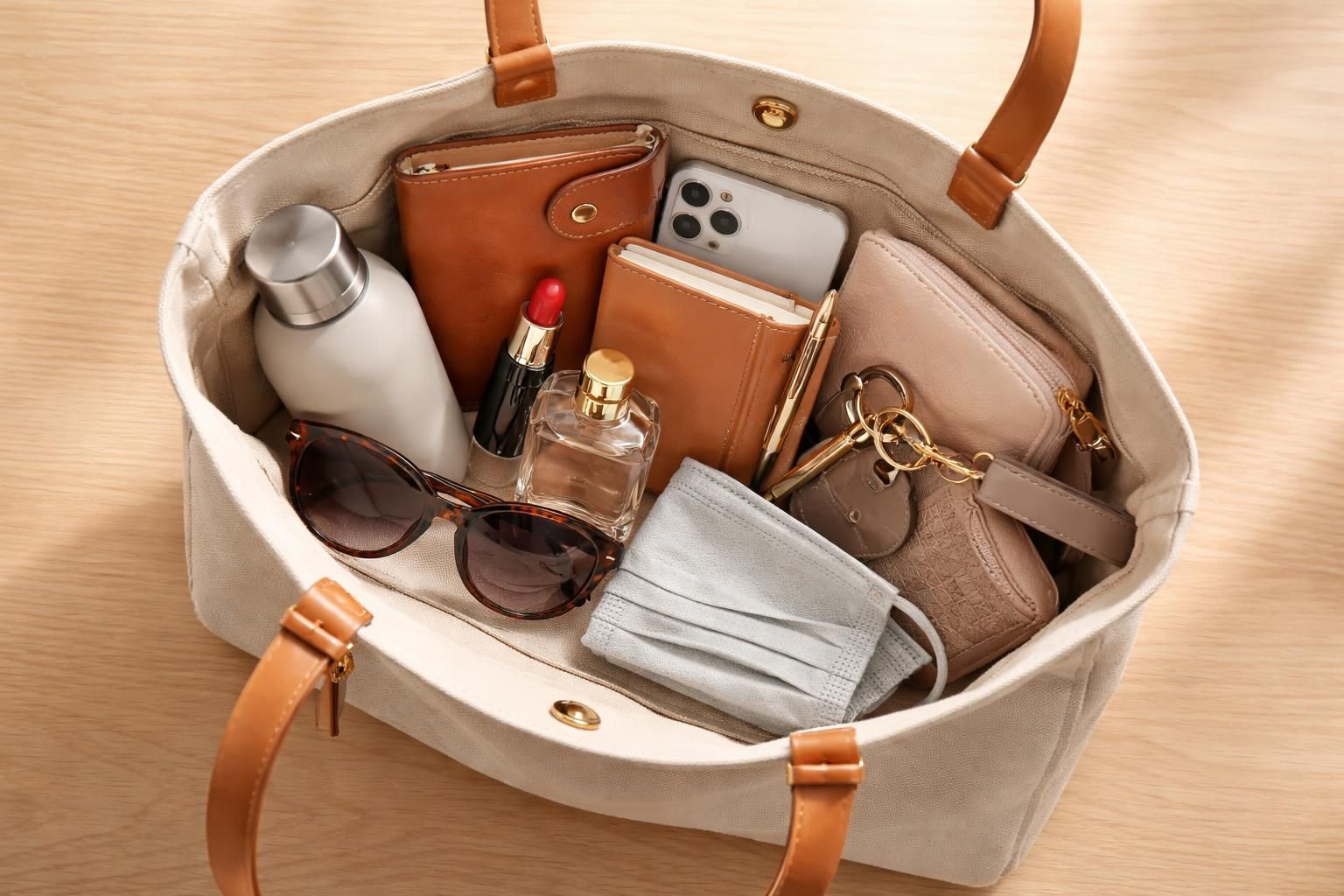 découvrez les essentiels à glisser dans un sac fourre-tout pour femme, alliant style et praticité au quotidien.