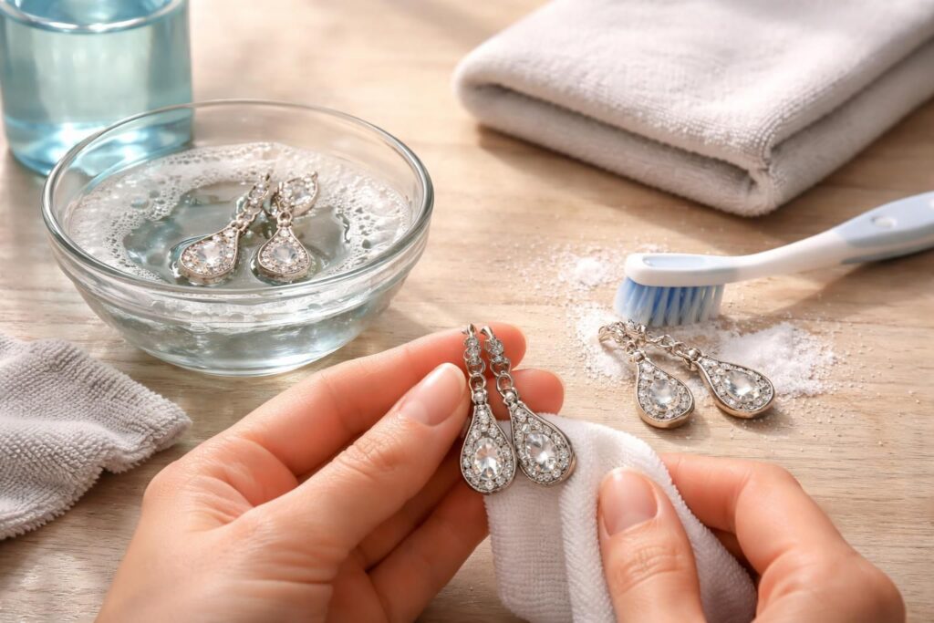 découvrez des techniques efficaces pour nettoyer et redonner tout l'éclat à vos boucles d'oreilles en argent, en toute simplicité et sécurité.