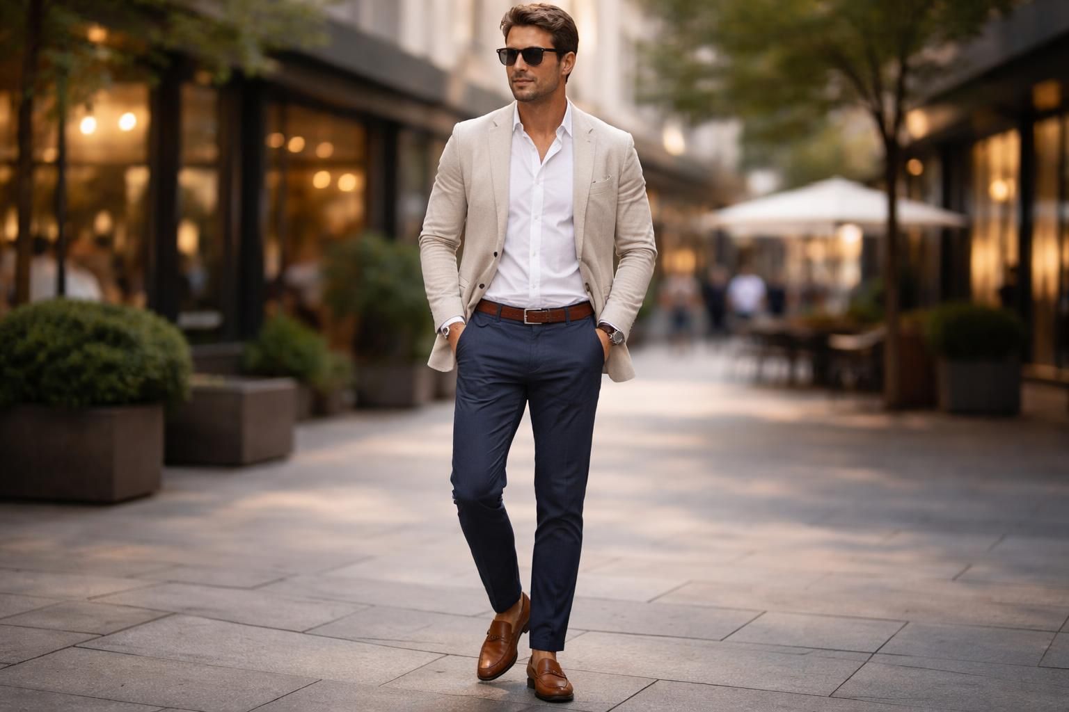 découvrez notre sélection de tenues décontractées chic pour homme, alliant confort et élégance. des looks prêts à porter pour toutes les occasions, du casual au semi-formel.