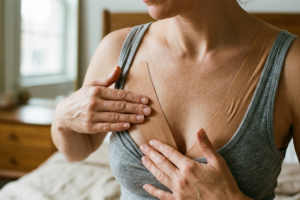 Les tendances mode autour de la bande adhésive pour poitrine