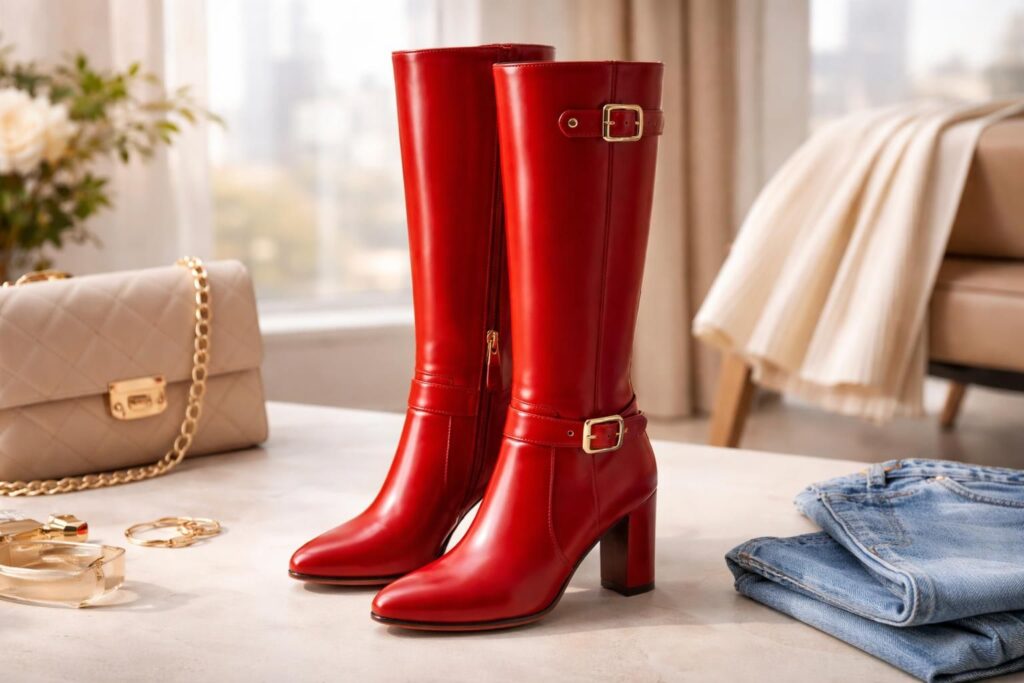 découvrez pourquoi les red boots sont un incontournable dans votre garde-robe et comment elles peuvent sublimer toutes vos tenues avec style et audace.