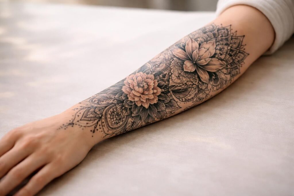 découvrez les prix pour un tatouage avant-bras entier et obtenez des repères précis pour planifier votre projet de tatouage long.