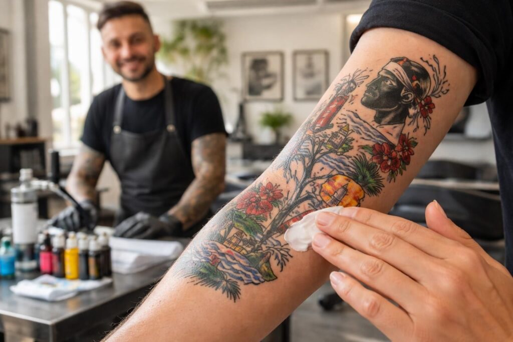 découvrez nos conseils essentiels pour bien entretenir votre tatouage réalisé par un tatoueur professionnel à bastia et préserver la beauté de votre peau.