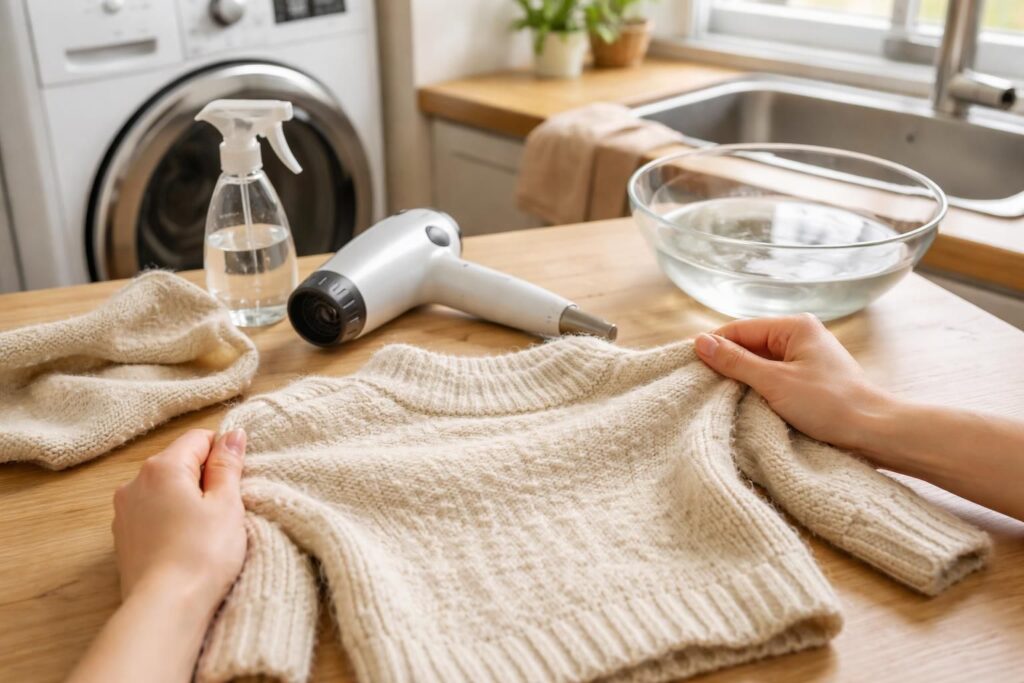 découvrez des astuces efficaces pour éviter que votre laine ne rétrécisse au lavage et préserver la qualité de vos vêtements en laine.