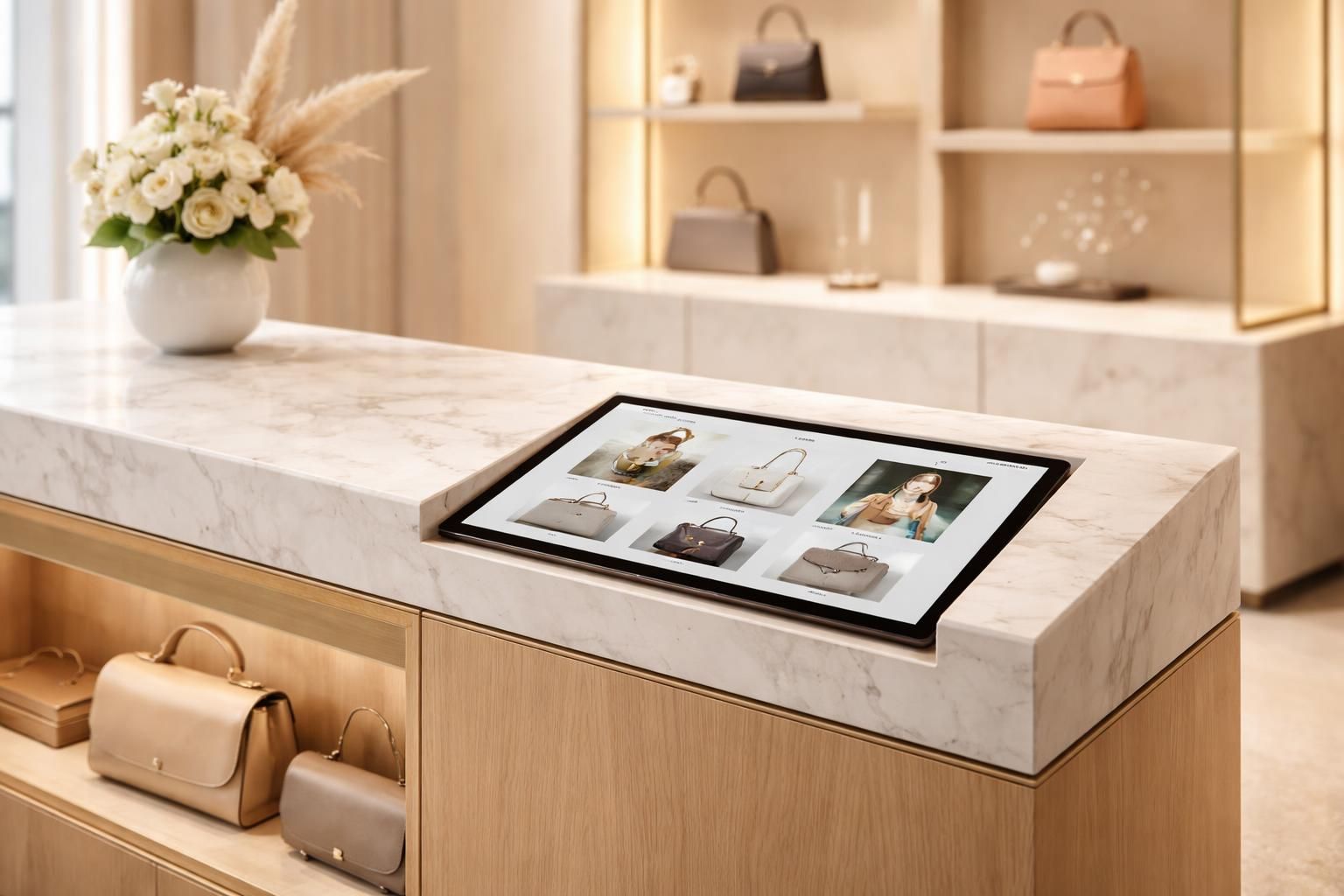 découvrez comment intégrer une tablette tactile dans votre merchandising chic sans compromettre l'esthétique de votre décoration.