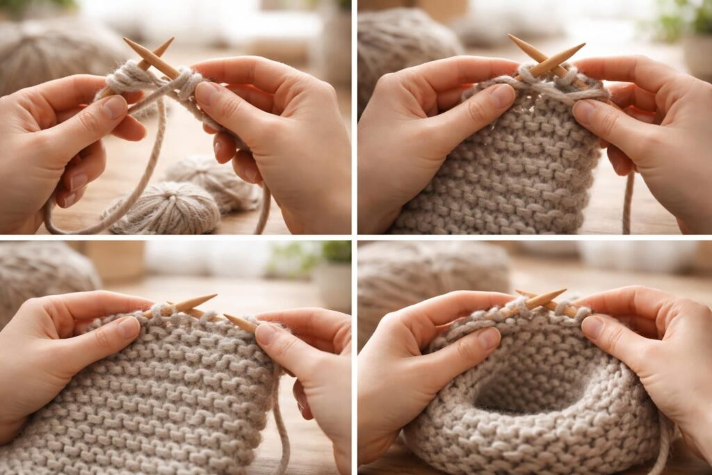 Comment tricoter un snood pas à pas