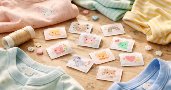 découvrez nos étiquettes pour vêtements enfants, pratiques et durables, parfaites pour identifier facilement les affaires de vos petits au quotidien.