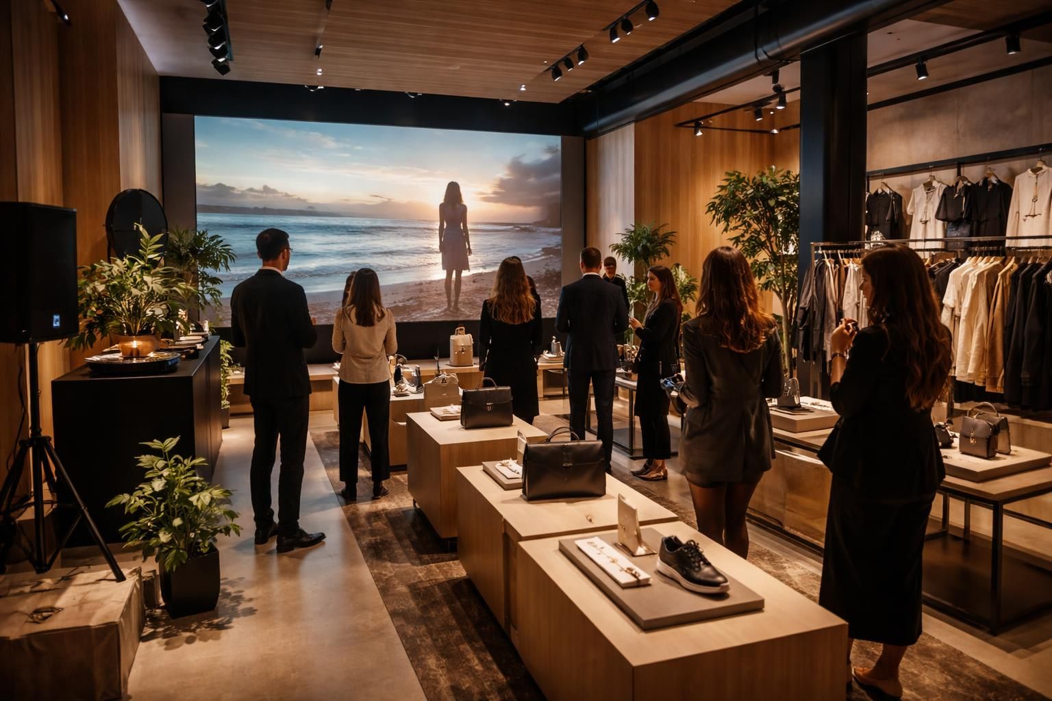 découvrez comment scénariser votre boutique grâce à un lancement capsule combinant écran de projection et musique pour une expérience client immersive et unique.