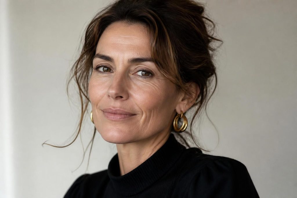 découvrez comment sublimer les rides d'une femme de 43 ans avec style et élégance grâce à nos conseils mode inspirants.