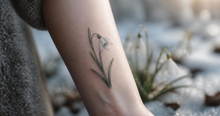 découvrez la signification profonde du tatouage perce-neige, symbole de renouveau et de spiritualité, reflétant un choix personnel unique.