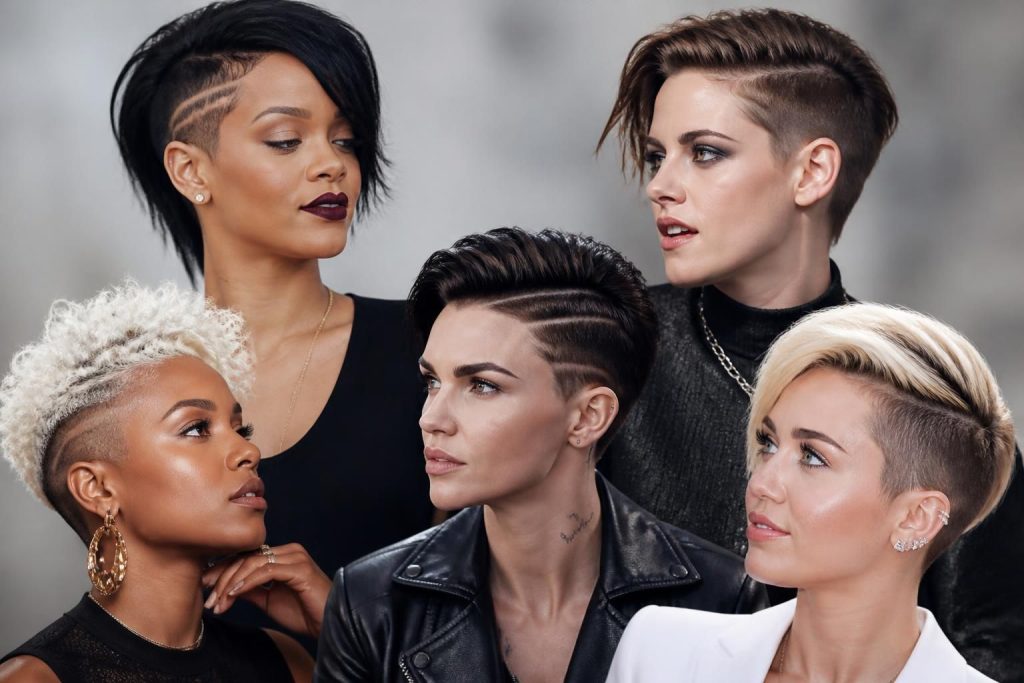 découvrez comment les célébrités adoptent les coupes courtes asymétriques et rasées pour femmes, et explorez qui s'inspire de qui dans cette tendance audacieuse et stylée.
